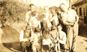 Group photo at Duthie mine. (Images are provided for educational and research purposes only. Other use requires permission, please contact the Museum.) thumbnail