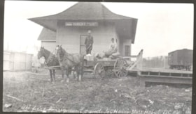 The first consignment of goods for Harris' Store, Hubert, B.C.. (Images are provided for educational and research purposes only. Other use requires permission, please contact the Museum.) thumbnail