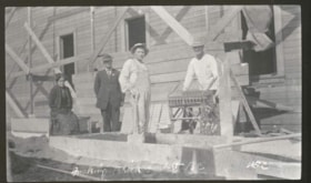 Making bricks, Hubert, B.C.. (Images are provided for educational and research purposes only. Other use requires permission, please contact the Museum.) thumbnail