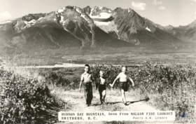 Hudson Bay Mountain, seen from Malkow fire lookout, Smithers, B.C.. (Images are provided for educational and research purposes only. Other use requires permission, please contact the Museum.) thumbnail