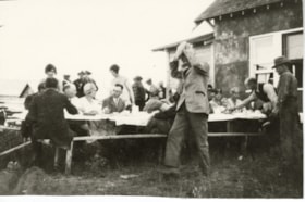 Fair picnic.. (Images are provided for educational and research purposes only. Other use requires permission, please contact the Museum.) thumbnail