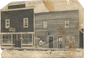 Red Front Store and Wilcocks & Wolseley Real Estate on Main Street.. (Images are provided for educational and research purposes only. Other use requires permission, please contact the Museum.) thumbnail
