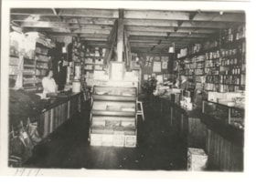 Interior of Watson's Store on Main Street.. (Images are provided for educational and research purposes only. Other use requires permission, please contact the Museum.) thumbnail