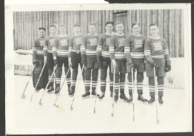 Canadian National Railway Hockey team.. (Images are provided for educational and research purposes only. Other use requires permission, please contact the Museum.) thumbnail