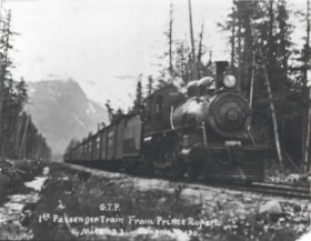First passenger train from Prince Rupert. (Images are provided for educational and research purposes only. Other use requires permission, please contact the Museum.) thumbnail
