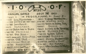 Poster for the Annual Bulkley Lodge Dance.. (Images are provided for educational and research purposes only. Other use requires permission, please contact the Museum.) thumbnail