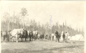 Group photo at government camp. (Images are provided for educational and research purposes only. Other use requires permission, please contact the Museum.) thumbnail