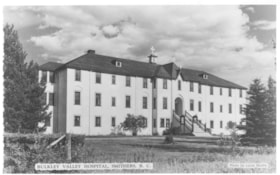 Bulkley Valley Hospital, Smithers, B.C.. (Images are provided for educational and research purposes only. Other use requires permission, please contact the Museum.) thumbnail