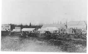 Alfred Street in Smithers, B.C.. (Images are provided for educational and research purposes only. Other use requires permission, please contact the Museum.) thumbnail