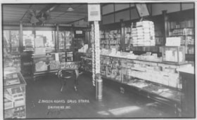 J. Mason Adam's drug store.. (Images are provided for educational and research purposes only. Other use requires permission, please contact the Museum.) thumbnail