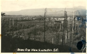 Birds eye view, Smithers, B.C.. (Images are provided for educational and research purposes only. Other use requires permission, please contact the Museum.) thumbnail