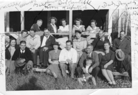 Group photo at golf course. (Images are provided for educational and research purposes only. Other use requires permission, please contact the Museum.) thumbnail