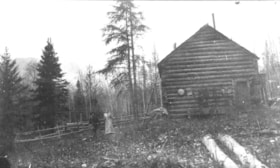 J. W. Turner and Laurel Turner near their home. (Images are provided for educational and research purposes only. Other use requires permission, please contact the Museum.) thumbnail