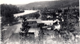 Aerial view of the Village of Telkwa. (Images are provided for educational and research purposes only. Other use requires permission, please contact the Museum.) thumbnail