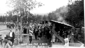 Feeding the croud [sic] Telkwa Barbecue. (Images are provided for educational and research purposes only. Other use requires permission, please contact the Museum.) thumbnail