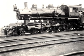 Grand Trunk Pacific engine #300 at Sarnia station. (Images are provided for educational and research purposes only. Other use requires permission, please contact the Museum.) thumbnail