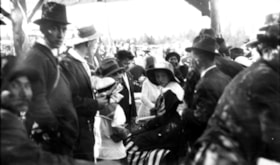Crowd at the Telkwa barbecue. (Images are provided for educational and research purposes only. Other use requires permission, please contact the Museum.) thumbnail