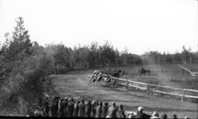Horse races at the Telkwa barbecue.. (Images are provided for educational and research purposes only. Other use requires permission, please contact the Museum.) thumbnail