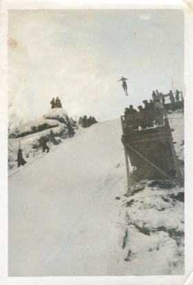 Ski tournament at Smithers, 1933. (Images are provided for educational and research purposes only. Other use requires permission, please contact the Museum.) thumbnail