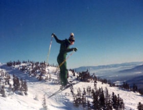 Lawrence Lapadat ski jumping. (Images are provided for educational and research purposes only. Other use requires permission, please contact the Museum.) thumbnail