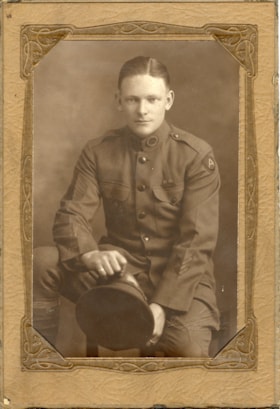 William Billeter in uniform. (Images are provided for educational and research purposes only. Other use requires permission, please contact the Museum.) thumbnail