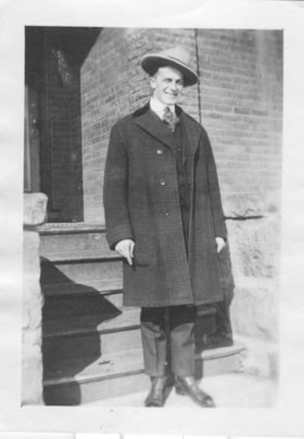 William Billeter at age 22 in Butte, Montana. (Images are provided for educational and research purposes only. Other use requires permission, please contact the Museum.) thumbnail