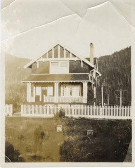 Hanson residence, Prince Rupert, B.C.. (Images are provided for educational and research purposes only. Other use requires permission, please contact the Museum.) thumbnail