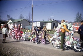 Kids with decorated bikes in Houston May Day parade, 1972. (Images are provided for educational and research purposes only. Other use requires permission, please contact the Museum.) thumbnail