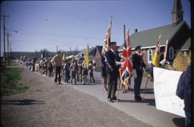 Houston Legion in Houston May Day parade, 1972. (Images are provided for educational and research purposes only. Other use requires permission, please contact the Museum.) thumbnail