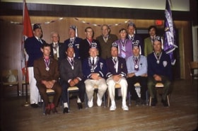 Group of men at at Elks Convention in Houston. (Images are provided for educational and research purposes only. Other use requires permission, please contact the Museum.) thumbnail