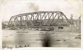 Grand Trunk Pacific Railway Bridge, Telkwa B.C.. (Images are provided for educational and research purposes only. Other use requires permission, please contact the Museum.) thumbnail
