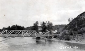 Telkwa Bridge, Telkwa, B.C.. (Images are provided for educational and research purposes only. Other use requires permission, please contact the Museum.) thumbnail