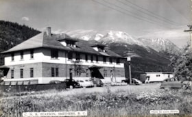 Canadian National Railways Station, Smithers B.C.. (Images are provided for educational and research purposes only. Other use requires permission, please contact the Museum.) thumbnail