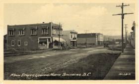 Main Street, looking north, Smithers, B.C. (Images are provided for educational and research purposes only. Other use requires permission, please contact the Museum.) thumbnail