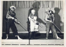 Frank Parker Jr., Flo Parker, and Vina Eby in unknown play. (Images are provided for educational and research purposes only. Other use requires permission, please contact the Museum.) thumbnail