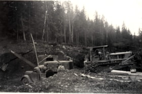 Department of Highways excavating to put in a new road. (Images are provided for educational and research purposes only. Other use requires permission, please contact the Museum.) thumbnail