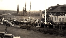 King George VI's Coronation celebration at the Smithers Government building. (Images are provided for educational and research purposes only. Other use requires permission, please contact the Museum.) thumbnail