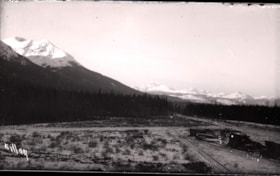 Looking north from the Grand Trunk Pacific roundhouse in Smithers, B.C.. (Images are provided for educational and research purposes only. Other use requires permission, please contact the Museum.) thumbnail