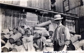 Joseph and Ellen Coyle and Violet Whitlow in Aldermere. (Images are provided for educational and research purposes only. Other use requires permission, please contact the Museum.) thumbnail