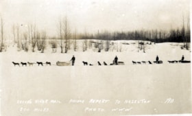 Skeena River Mail team. (Images are provided for educational and research purposes only. Other use requires permission, please contact the Museum.) thumbnail