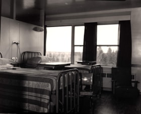 Bulkley Valley Hospital room interior. (Images are provided for educational and research purposes only. Other use requires permission, please contact the Museum.) thumbnail