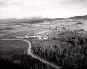 Aerial view of the Experimental Farm east of Smithers. (Images are provided for educational and research purposes only. Other use requires permission, please contact the Museum.) thumbnail