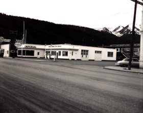 Bovill Motors Esso Service, Smithers B.C.. (Images are provided for educational and research purposes only. Other use requires permission, please contact the Museum.) thumbnail