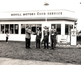 Bovill motors Esso Service, Smithers B.C.. (Images are provided for educational and research purposes only. Other use requires permission, please contact the Museum.) thumbnail