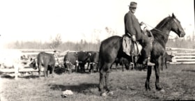 Jack McNeil on horseback. (Images are provided for educational and research purposes only. Other use requires permission, please contact the Museum.) thumbnail