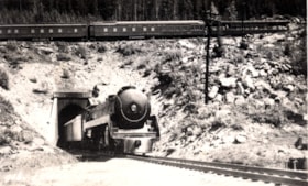 Canadian Pacific Railroad,  Lower Spiral Tunnel. (Images are provided for educational and research purposes only. Other use requires permission, please contact the Museum.) thumbnail