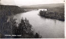 Skeena River just below the town of Hazelton. (Images are provided for educational and research purposes only. Other use requires permission, please contact the Museum.) thumbnail
