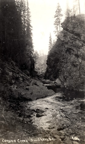 Canyon Creek, Smithers B.C.. (Images are provided for educational and research purposes only. Other use requires permission, please contact the Museum.) thumbnail