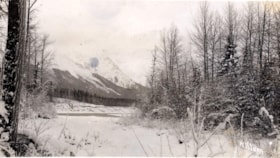 Hudson Bay mountain and Bulkley River in winter. (Images are provided for educational and research purposes only. Other use requires permission, please contact the Museum.) thumbnail