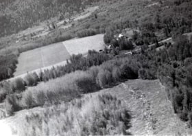 Aerial view of Schibli farm. (Images are provided for educational and research purposes only. Other use requires permission, please contact the Museum.) thumbnail